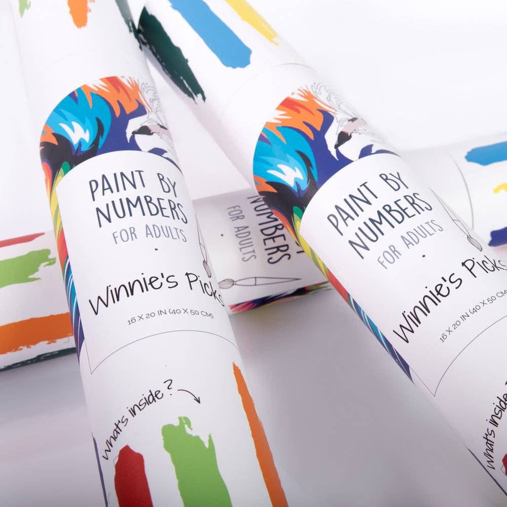 She's an artist - A Paint by Numbers Kit