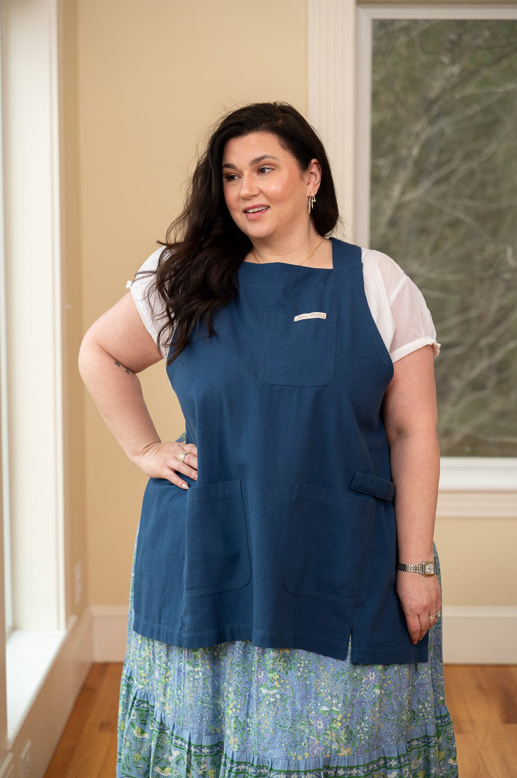 Prairie Essentials Apron in Navy