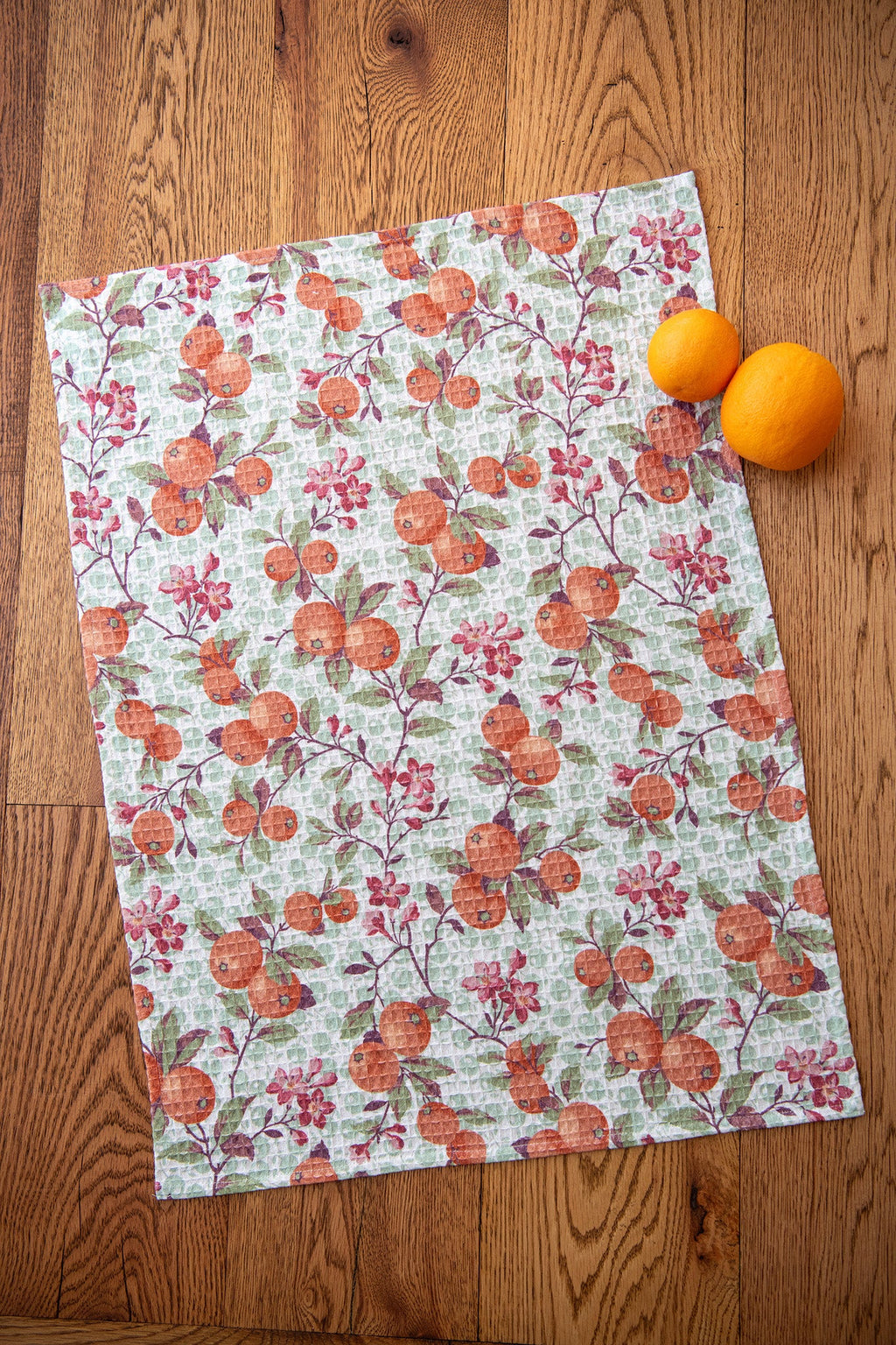 Orange Blossom Tea Towels, Set of 2