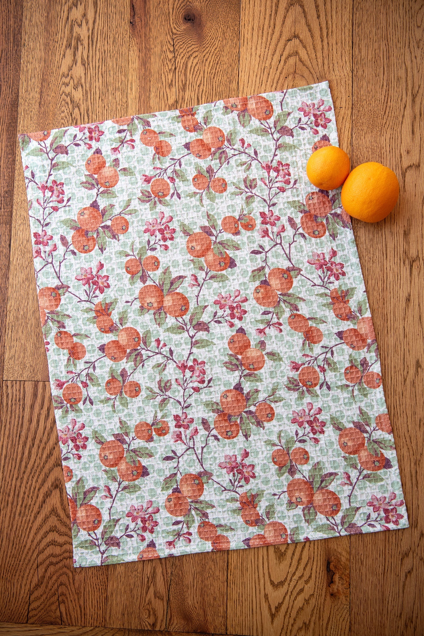 Orange Blossom Tea Towels, Set of 2