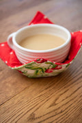 Strawberry Gingham Bowl Cozies, Set of 2